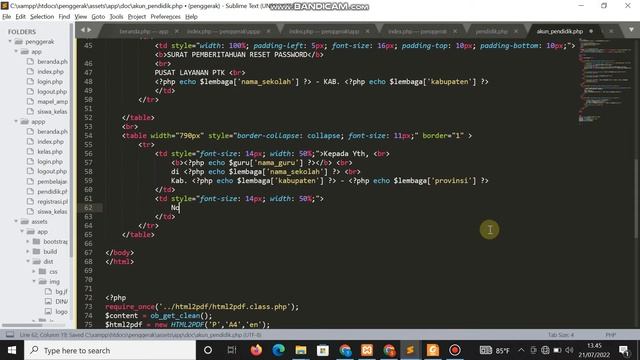 Membuat File PDF dengan PHP - MYSQLI - HTML2PDF смотреть онлайн