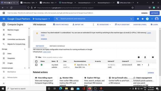 Wordpress Install | Google Cloud Platform Tutorial | GCP Tutorial @RockingSupport смотреть онлайн