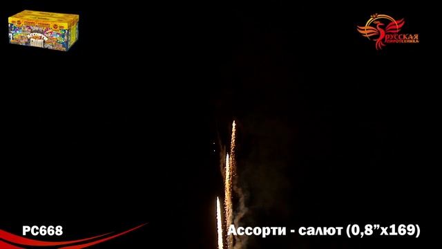 Салют Ассорти-салют 169 залпов смотреть онлайн