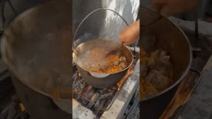 Плов в казане на 20 человек