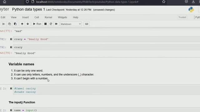 2 Python Data Type part 1 смотреть онлайн