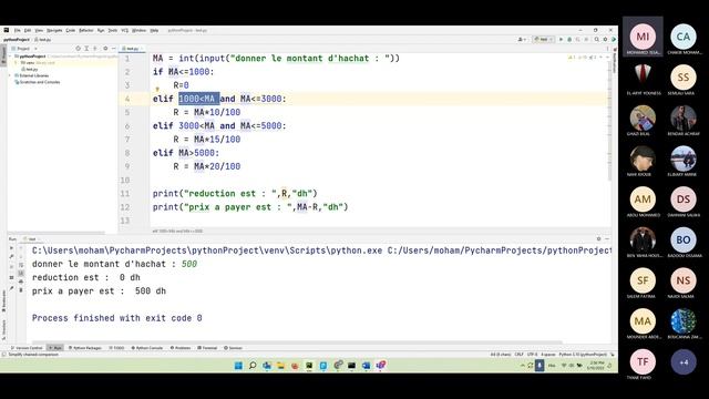 7- Correction de l'atelier N°2 : Les structures alternatives en Python смотреть онлайн