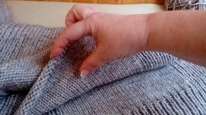 Простая юбка спицами - начало процесса