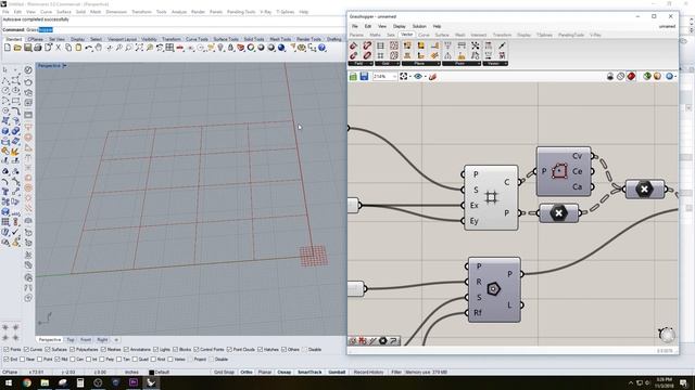 Grasshopper for Rhino 3D Basic pattern array on grid Grasshopper tutorial смотреть онлайн