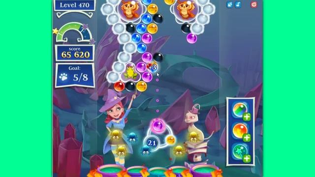 Bubble Witch 2 Saga Level 470 смотреть онлайн