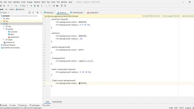 JavaFX UI: Dynamic Contacts Design смотреть онлайн
