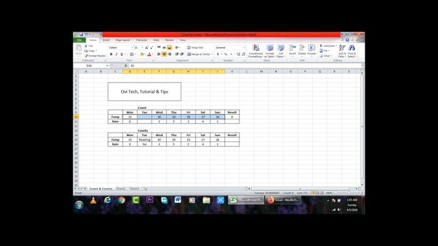 USING COUNT AND COUNTA IN EXCEL- Excel Tutorial | MICROSOFT EXCEL | URDU | HINDI | 2020 смотреть онлайн