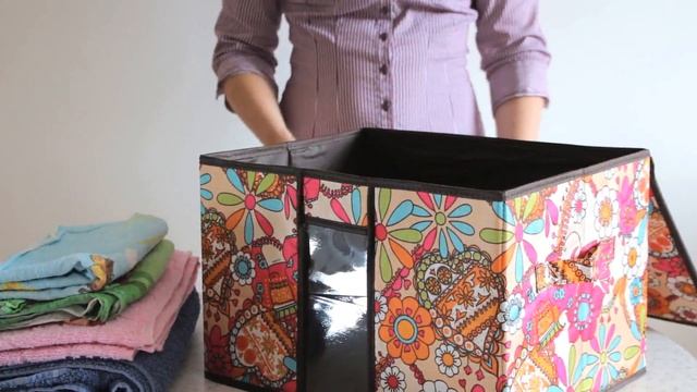 Кофр «Яркие цветы». Смотрите видео о хранении вещей на канале Dreamhold смотреть онлайн