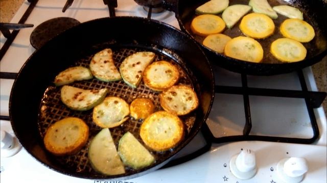 ЖАРЕНЫЕ КАБАЧКИ ВКУСНО, ЛЕГКО И БЫСТРО! смотреть онлайн