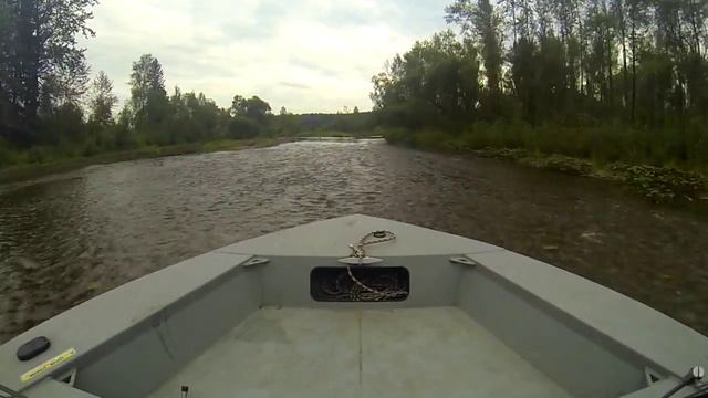 река Нижняя Терсь катер Kingfisher Extreme 1775