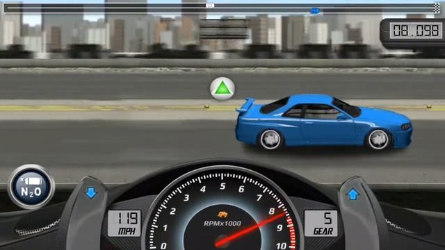 Drag Racing- Level 3 Skyline GT-R(R34) // 1/4=10.203 sec смотреть онлайн