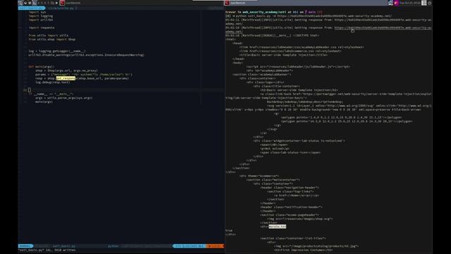 Web Security Academy | SSTI | 1 - Basic Server-Side Template Injection смотреть онлайн