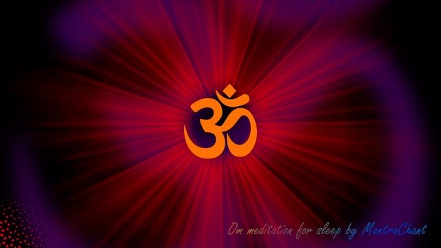 Om (AUM) meditation before sleep, powerful meditative Om chanting for 30 mins. смотреть онлайн