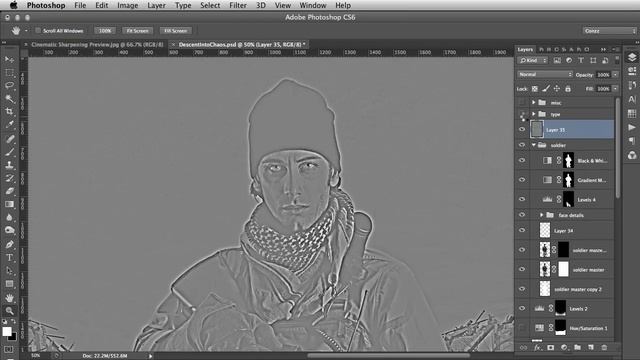 Cinematic Sharpening - Photoshop Video Tutorial смотреть онлайн