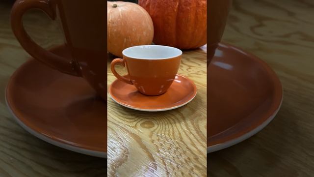 Чашка с блюдцем Barista 300мл оранж Proff Cuisine смотреть онлайн
