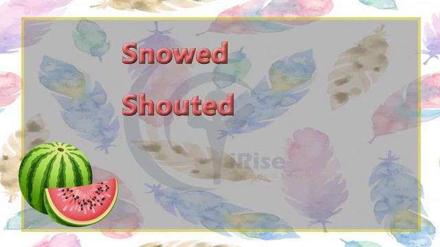 Spelling Words | Words with ‘ed’ смотреть онлайн