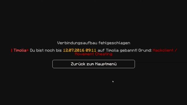 wegen bug auf timolia gebannt bitte fix смотреть онлайн