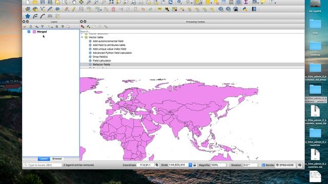 Create Custom GeoJSON World Map for HighMaps Using QGIS смотреть онлайн