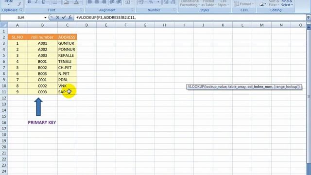 Excel VLookup Function with Example Tutorial in Windows 7 8 10 (Telugu ) смотреть онлайн