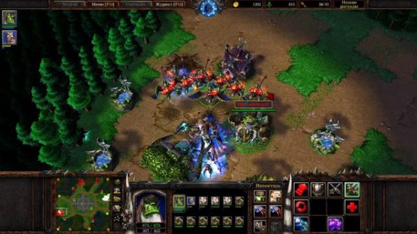 1 Орк vs 2 Ночных эльфа