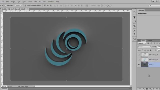 Photoshop Tutorial | How to make 3D logo design Metal смотреть онлайн