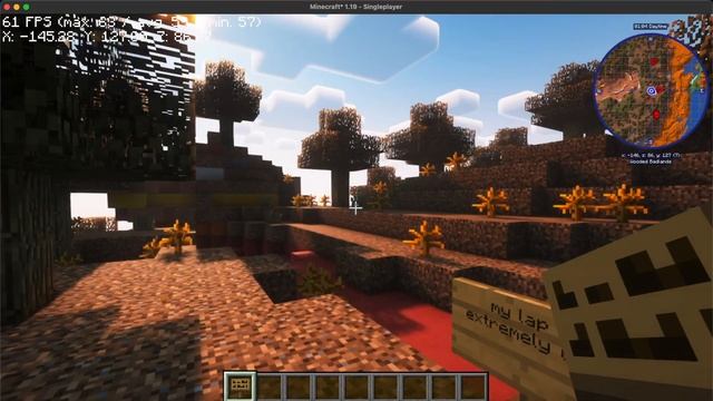 Minecraft Shaders on M2 MacBook Air смотреть онлайн