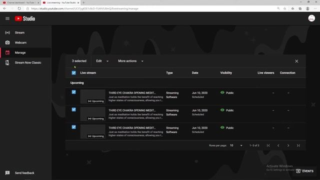 How to Delete LIVE STREAM Videos ? from YouTube смотреть онлайн