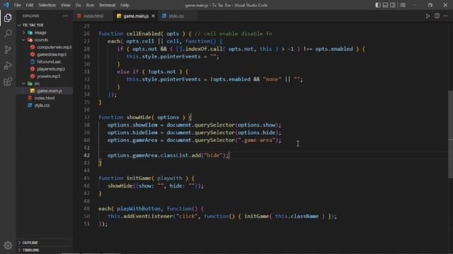 Tic Tac Toe Game using HTML CSS & pure Javascript #tictactoe #javascript #games смотреть онлайн