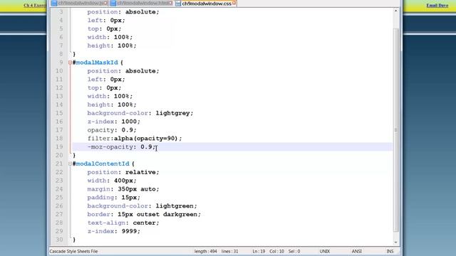 Learn JavaScript With Me - The Browser 4 - Modal Window DOM Styling - Ch 9 HD Video - Tutorial смотреть онлайн