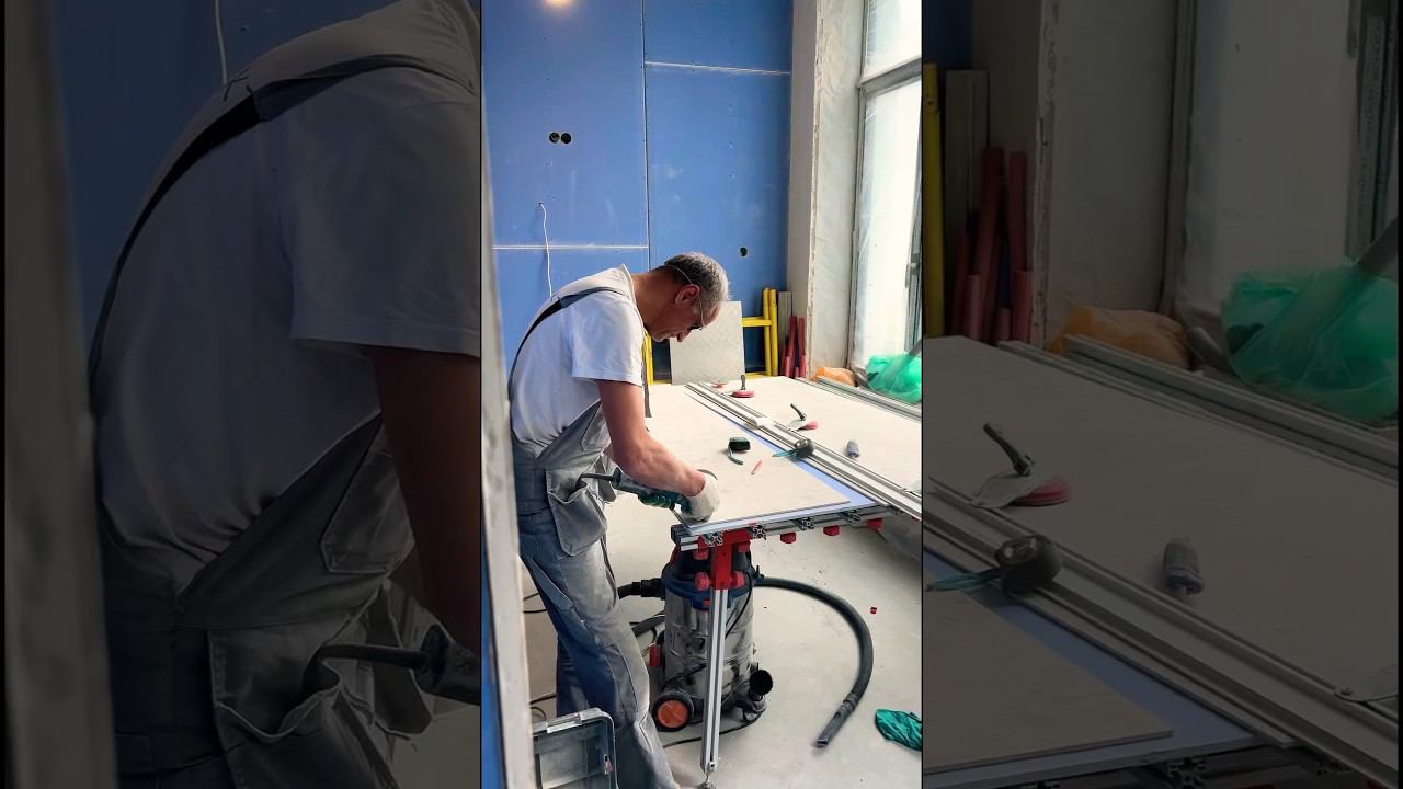 Работы с крупным керамогранитом в ЖК West Garden смотреть онлайн