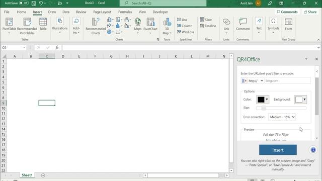 How to Generate QR Code using Excel смотреть онлайн