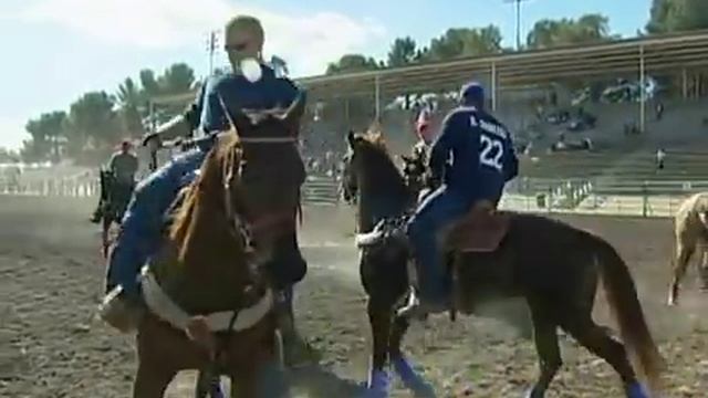Buzkashi the National Game of Afghanistan found it's way to the United States смотреть онлайн