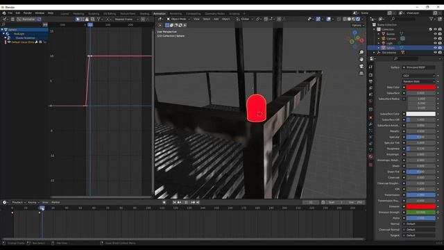 How to Make a BLINKING LIGHT in Blender! смотреть онлайн