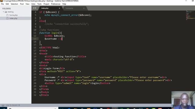 how to create a complete login in php using functions смотреть онлайн