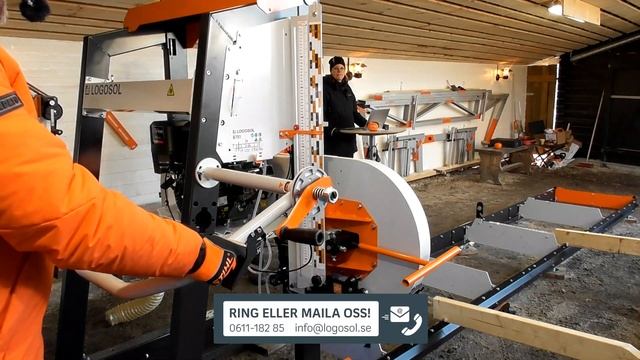 Обзор ленточной пилорамы В751 от Logosol | LOGOSOL смотреть онлайн