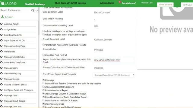 Generate students results with SAFSMS (School Management Software): смотреть онлайн