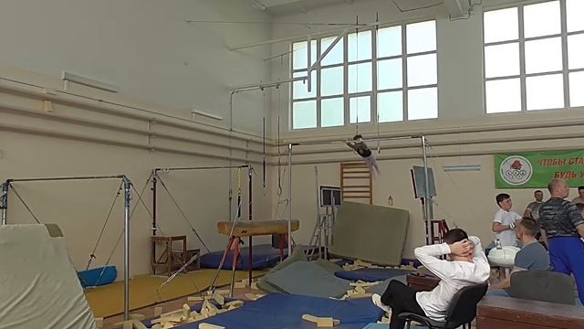 00173 разминка Карташов Тимур перекладина  3 й взрослый разряд 02 06 21