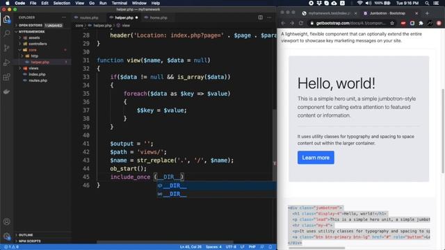Your Own Small PHP Framework - Episode 02 смотреть онлайн