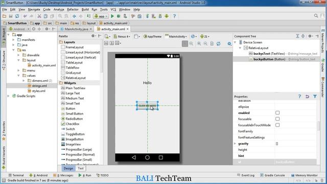 Android App Development 14 - Event Handling Event Listener and Callback Method | BTT смотреть онлайн