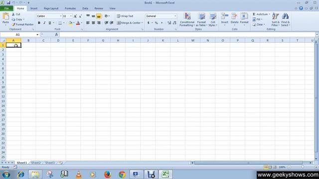 Microsoft Office Excel 2010 Selecting Cell смотреть онлайн