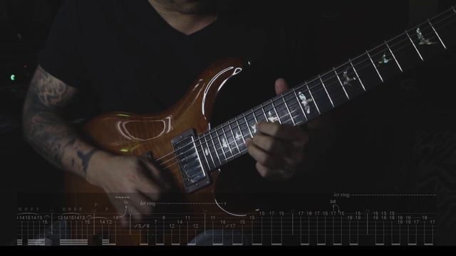 Centered And One Guitar Solo Cover (Dorje | Rabea Massaad) with Tabs | PRS Custom 24 HFS pickups смотреть онлайн