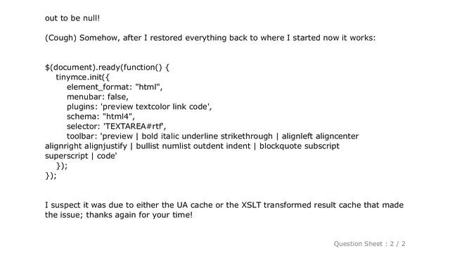 jQuery : How do I set content in TinyMCE 4, preferably within the $(document).ready(); block? смотреть онлайн