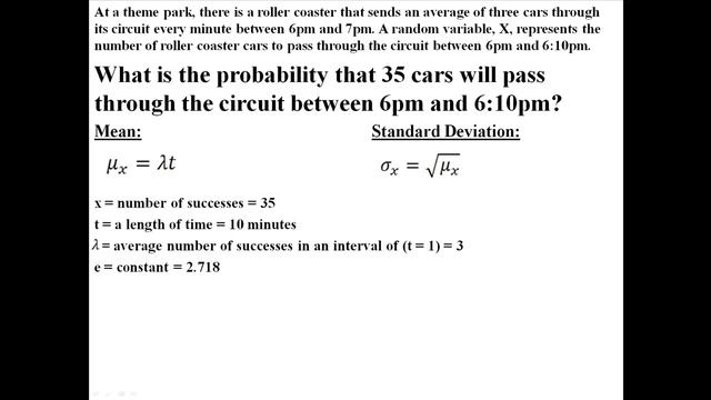 Mean and Standard Deviation of Poisson Random Variables смотреть онлайн