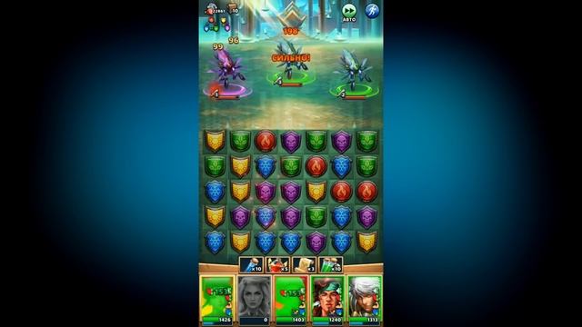 Empires  Puzzles  КЕМ МОЖНО ПРОЙТИ ЛЮБОЙ СЛОЖНЫЙ ЭТАП АТЛАНТИДЫ НА АВТОМАТЕ?