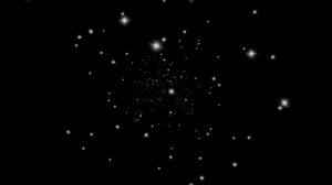 Летящие звезды / футаж / footage / черный фон / background / chromakey / хромакей космос