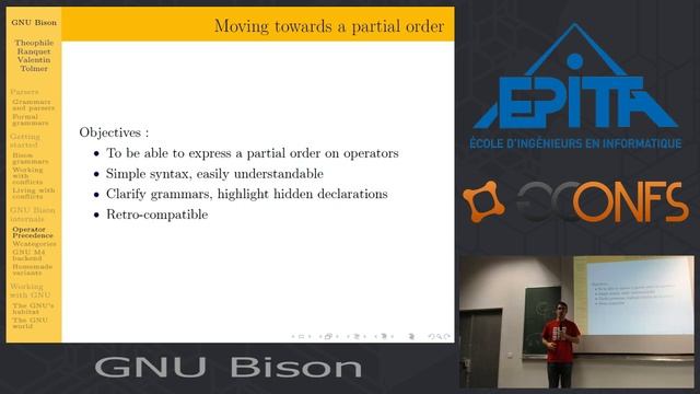 Conférence GNU Bison смотреть онлайн