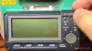 Скачивание данных с тахеометра Sokkia set 630R