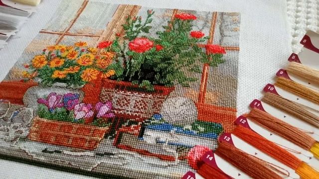 НОВИНКА новый Риолис! Крокусы на окошке ГОТОВАЯ работа. Что нового случилось в наборах Риолиса? смотреть онлайн