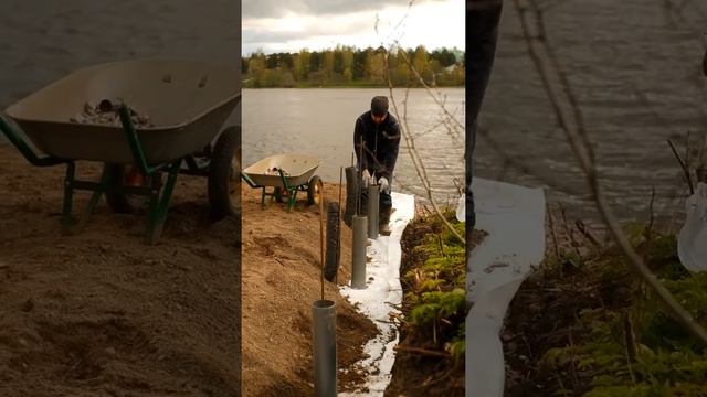 Как Сделать ПЛОТНОЕ ОСНОВАНИЕ под Фундамент Бани! Путь к Бане Мечты, Серия 5 смотреть онлайн