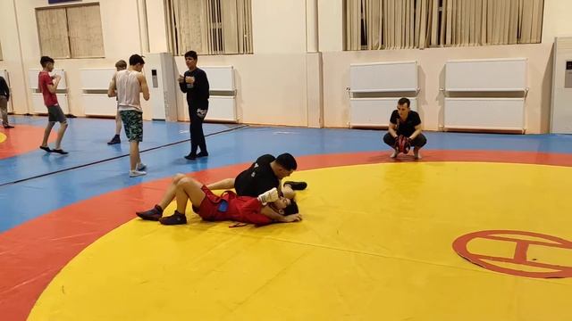 Задняя подножка на пятке (седом) Агаев Рамис Туркменистан город Мары боевое самбо смотреть онлайн